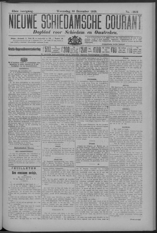 Nieuwe Schiedamsche Courant 1919-12-10