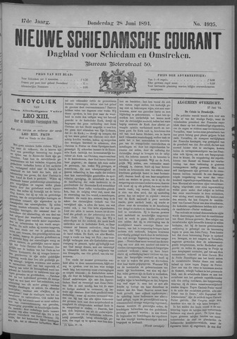 Nieuwe Schiedamsche Courant 1894-06-28