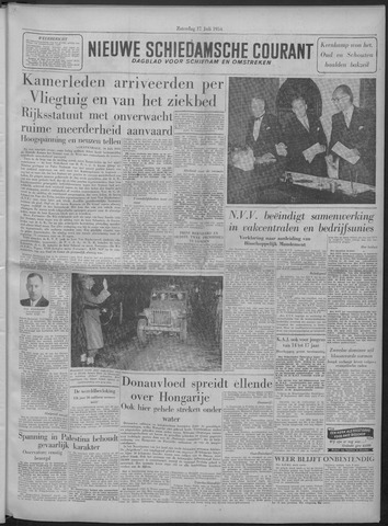 Nieuwe Schiedamsche Courant 1954-07-17