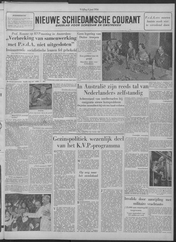 Nieuwe Schiedamsche Courant 1956-06-08