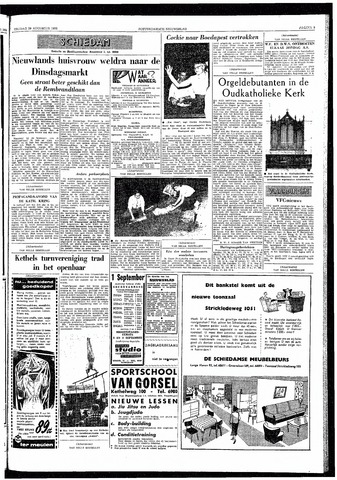 Rotterdamsch Nieuwsblad / Schiedamsche Courant / Rotterdams Dagblad / Waterweg / Algemeen Dagblad 1958-08-29