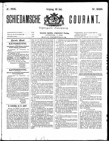 Schiedamsche Courant 1896-07-10