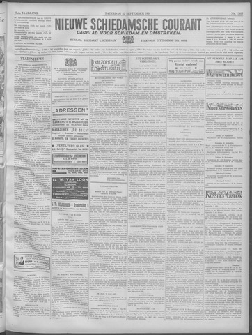 Nieuwe Schiedamsche Courant 1934-09-22