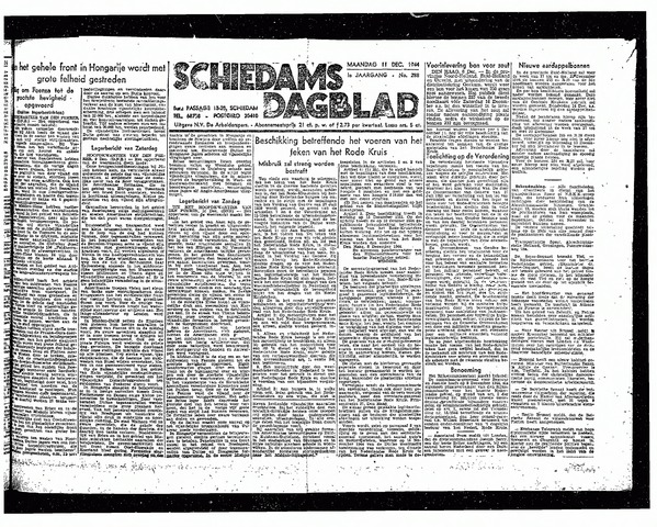 Schiedamsch Dagblad 1944-12-11