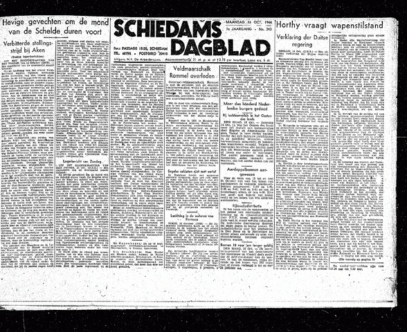 Schiedamsch Dagblad 1944-10-16