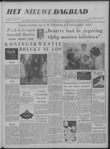 Nieuwe Schiedamsche Courant 1965-10-26