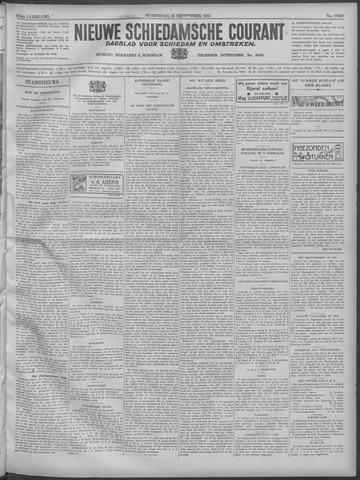 Nieuwe Schiedamsche Courant 1934-09-26