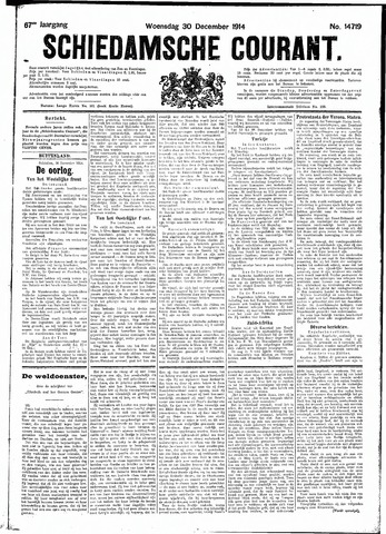 Schiedamsche Courant 1914-12-30