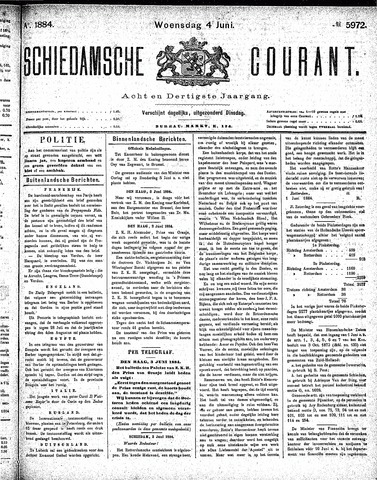 Schiedamsche Courant 1884-06-04