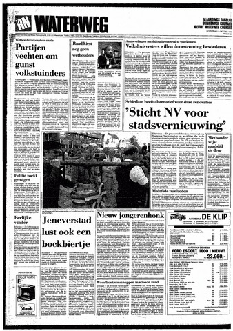 Rotterdamsch Nieuwsblad / Schiedamsche Courant / Rotterdams Dagblad / Waterweg / Algemeen Dagblad 1989-10-05