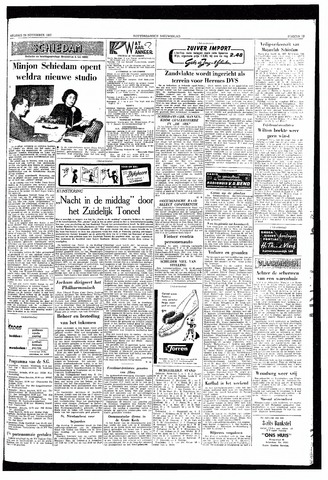 Rotterdamsch Nieuwsblad / Schiedamsche Courant / Rotterdams Dagblad / Waterweg / Algemeen Dagblad 1957-11-29