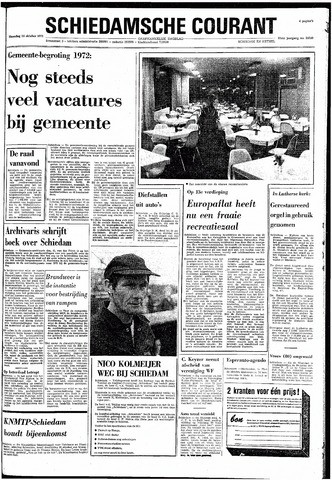 Rotterdamsch Nieuwsblad / Schiedamsche Courant / Rotterdams Dagblad / Waterweg / Algemeen Dagblad 1971-10-25