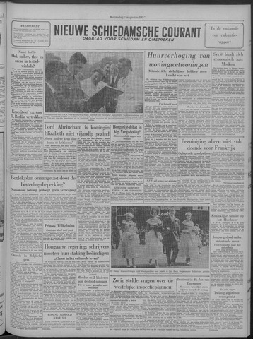 Nieuwe Schiedamsche Courant 1957-08-07
