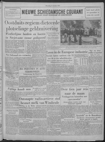 Nieuwe Schiedamsche Courant 1957-10-14