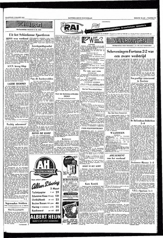 Rotterdamsch Nieuwsblad / Schiedamsche Courant / Rotterdams Dagblad / Waterweg / Algemeen Dagblad 1953-03-02