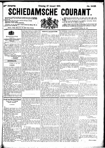 Schiedamsche Courant 1914-01-27