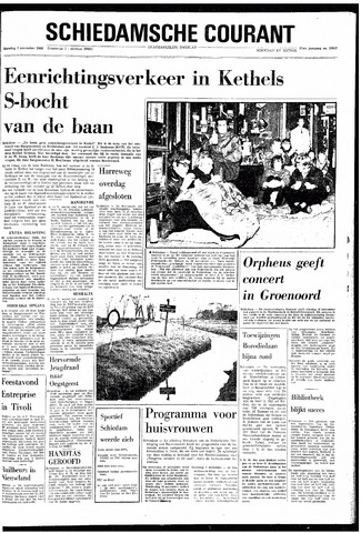 Rotterdamsch Nieuwsblad / Schiedamsche Courant / Rotterdams Dagblad / Waterweg / Algemeen Dagblad 1969-11-03