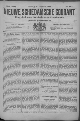 Nieuwe Schiedamsche Courant 1900-02-27