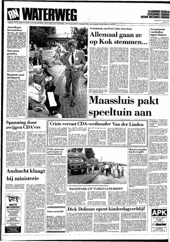 Rotterdamsch Nieuwsblad / Schiedamsche Courant / Rotterdams Dagblad / Waterweg / Algemeen Dagblad 1989-06-12