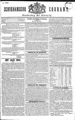 Schiedamsche Courant 1864-01-21