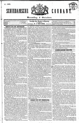Schiedamsche Courant 1860-10-01