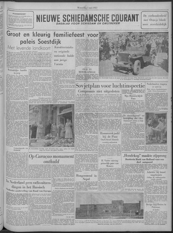 Nieuwe Schiedamsche Courant 1957-05-01