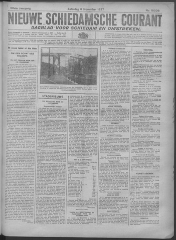 Nieuwe Schiedamsche Courant 1927-11-05