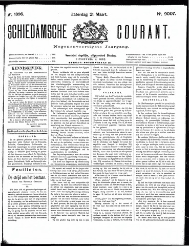 Schiedamsche Courant 1896-03-21