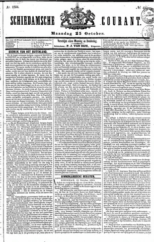 Schiedamsche Courant 1854-10-23