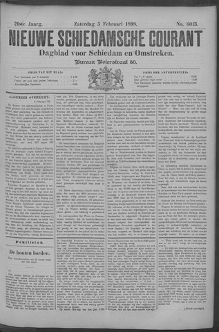 Nieuwe Schiedamsche Courant 1898-02-05