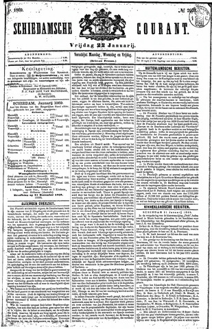 Schiedamsche Courant 1869-01-22