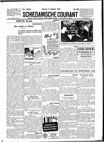 Schiedamsche Courant 1938-08-06