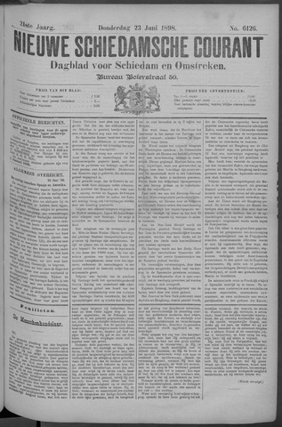 Nieuwe Schiedamsche Courant 1898-06-23