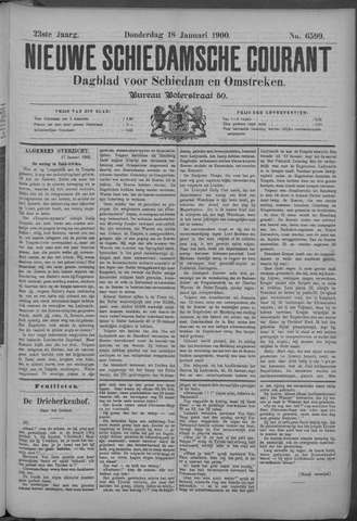 Nieuwe Schiedamsche Courant 1900-01-18