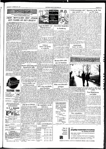 Rotterdamsch Nieuwsblad / Schiedamsche Courant / Rotterdams Dagblad / Waterweg / Algemeen Dagblad 1960-02-12