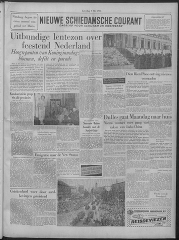 Nieuwe Schiedamsche Courant 1954-05-01