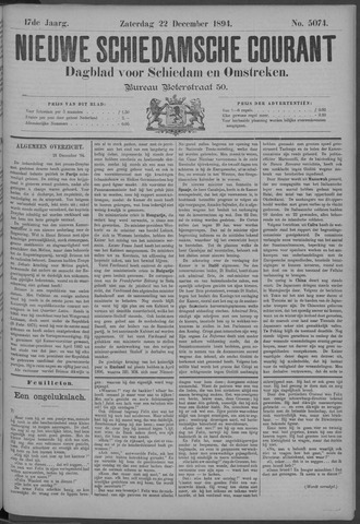 Nieuwe Schiedamsche Courant 1894-12-22