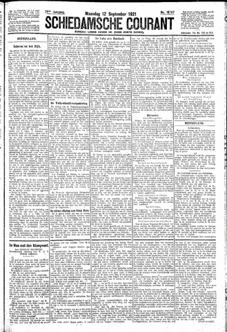 Schiedamsche Courant 1921-09-12