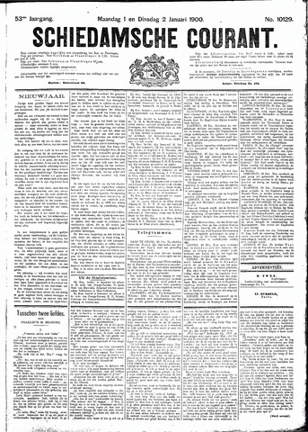 Schiedamsche Courant 1900