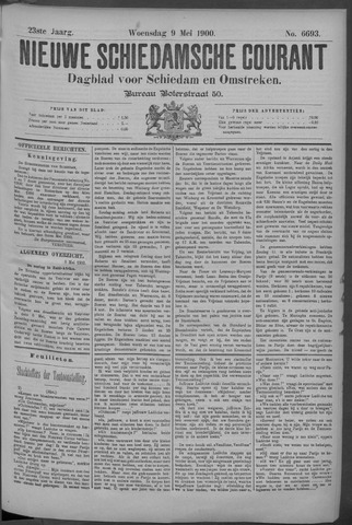 Nieuwe Schiedamsche Courant 1900-05-09