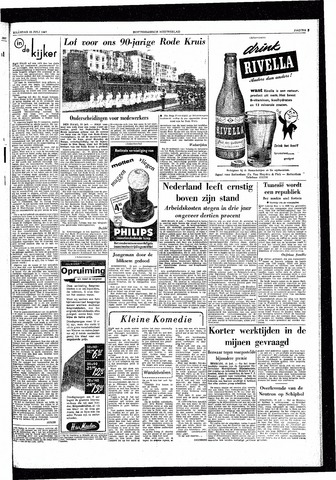 Rotterdamsch Nieuwsblad / Schiedamsche Courant / Rotterdams Dagblad / Waterweg / Algemeen Dagblad 1957-07-22