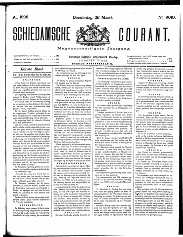 Schiedamsche Courant 1896-03-26