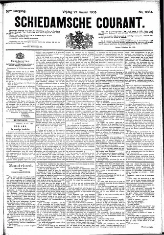 Schiedamsche Courant 1905-01-27