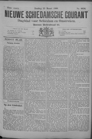 Nieuwe Schiedamsche Courant 1900-03-25