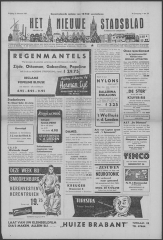 Het Nieuwe Stadsblad 1957-02-15