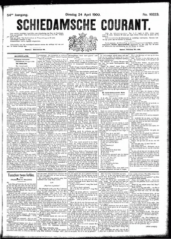 Schiedamsche Courant 1900-04-24