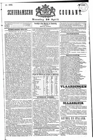 Schiedamsche Courant 1863-04-20