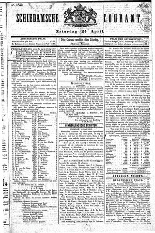 Schiedamsche Courant 1852-04-24