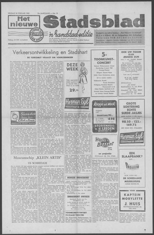 Het Nieuwe Stadsblad 1960-02-26