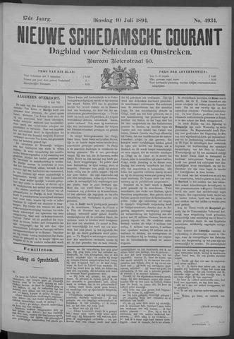 Nieuwe Schiedamsche Courant 1894-07-10